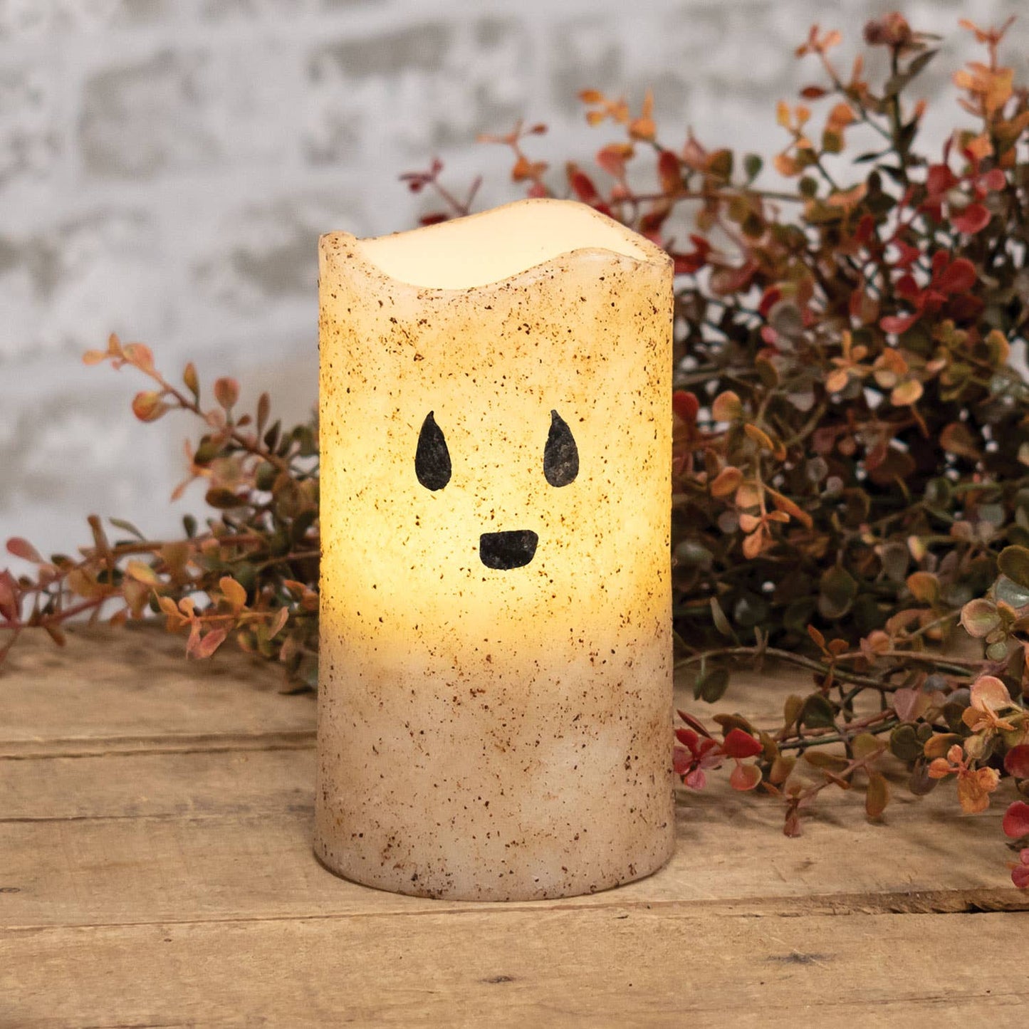 Grungy Ghost Timer Pillar, 4"