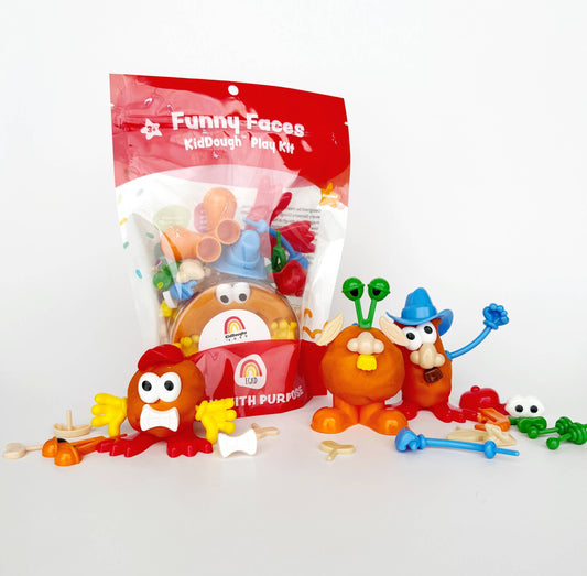 Funny Faces Mango KidDough Play Kit