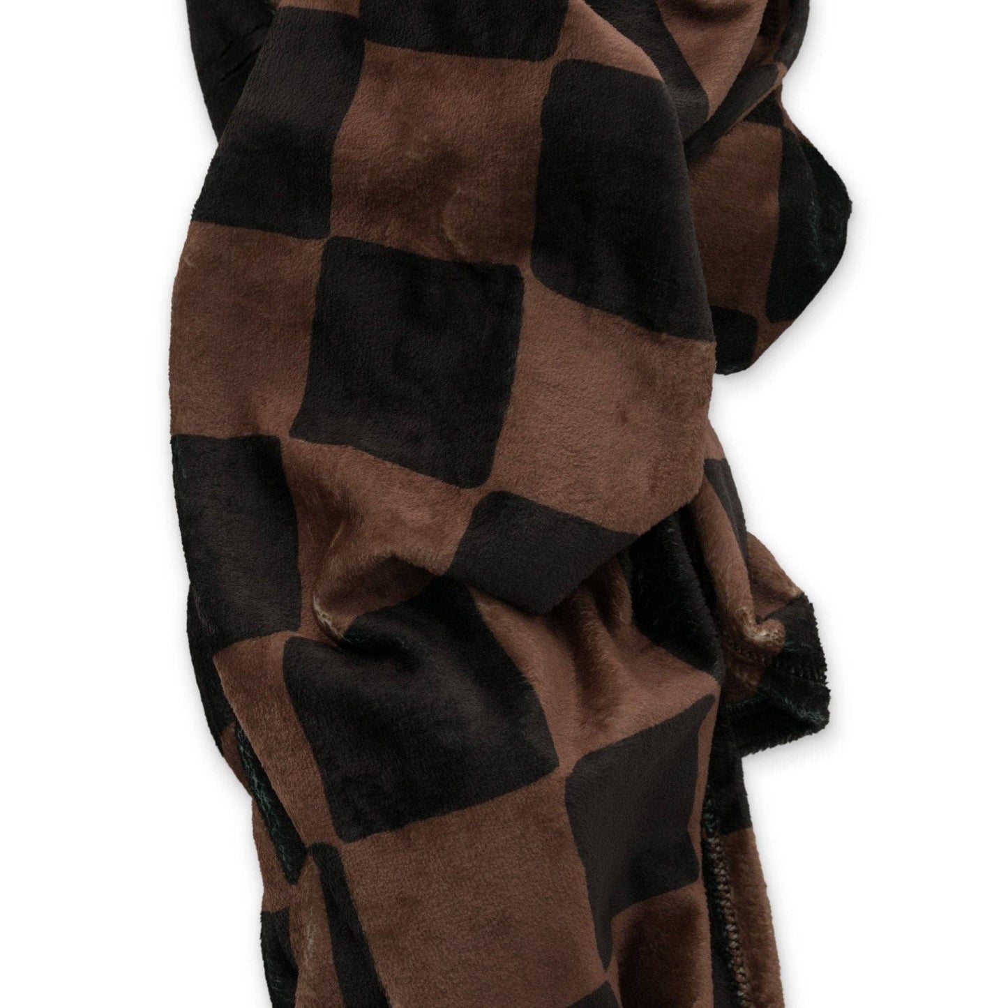 Ink & Earth Checkerboard Double Sided Throw Blanket