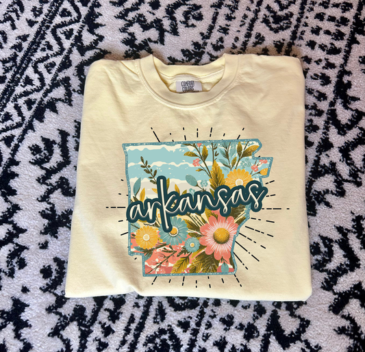 Yellow Arkansas Tee
