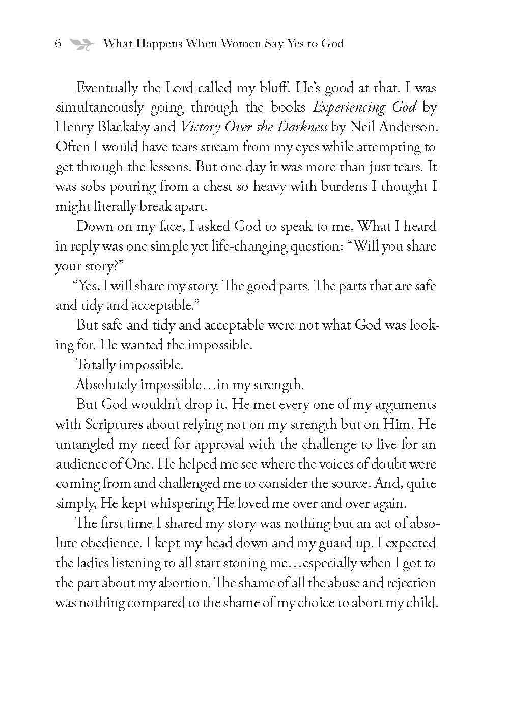 What Happens When Women Say Yes to God Devotional: Flexibound / English