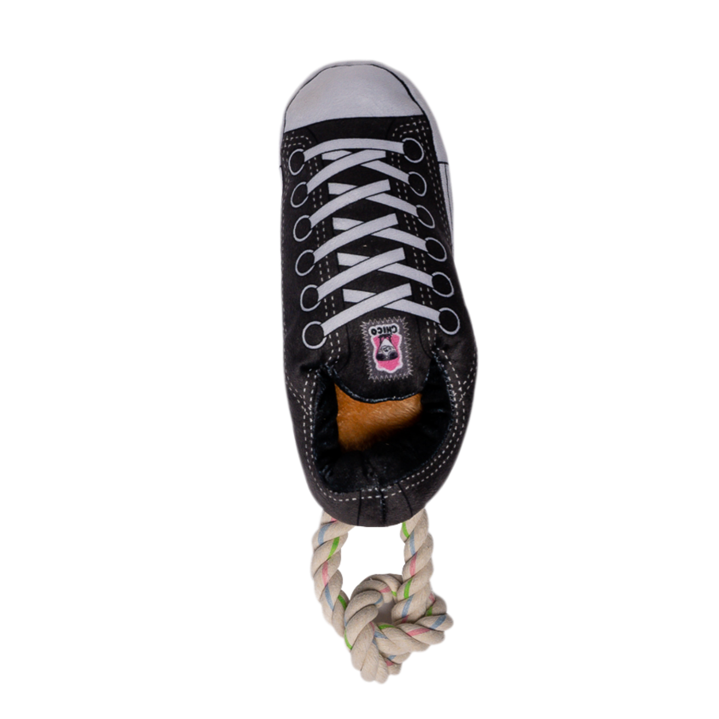Furry Friend's Favorite: Comfort Plush Sneaker Toy - Black