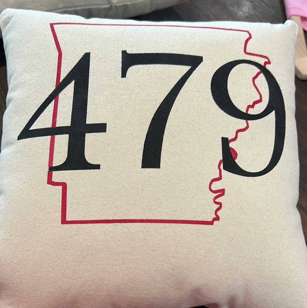 479 Arkansas Throw Pillow