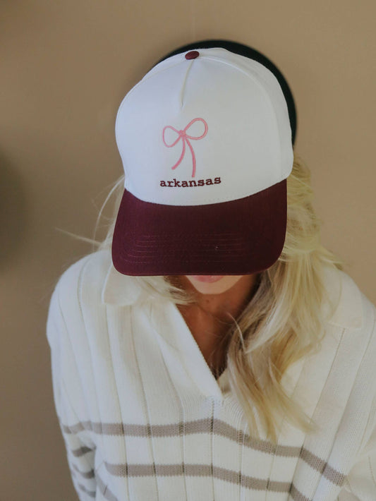 Arkansas Bow Two Tone Trucker Hat