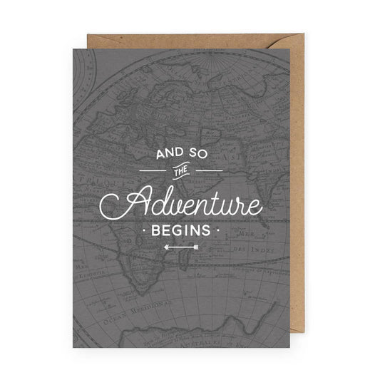 The Adventure Begins Greeting Card