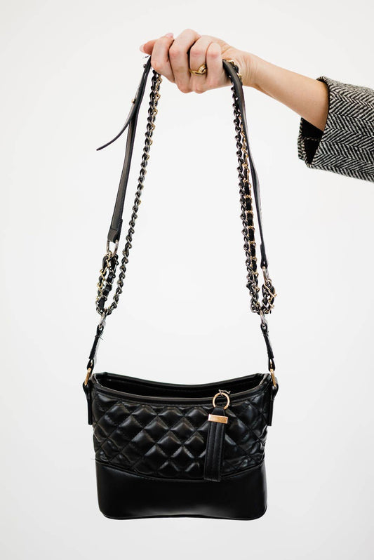 Black Campbell Quilted Bag