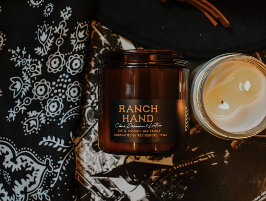 Ranch Hard: Clove & Leather Candle