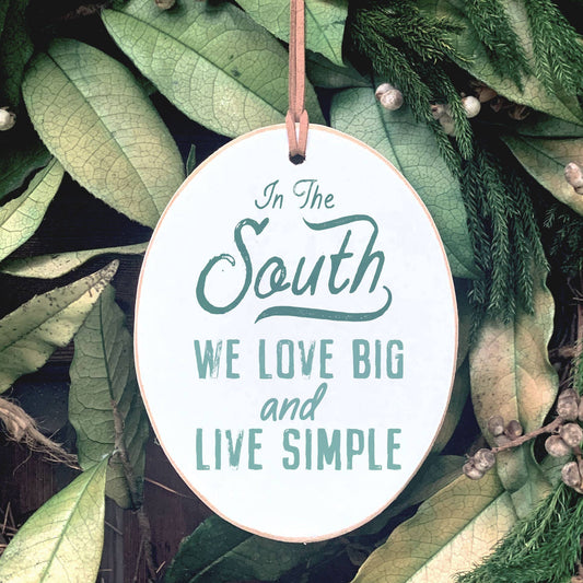 In The South Christmas Ornament