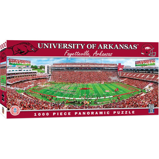 Arkansas Razorbacks 1000pc Panoramic Jigsaw Puzzle