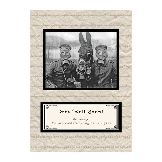 Funny Get Well Soon Card