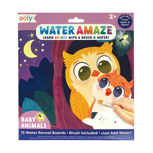 Water Amaze Water Reveal Boards: Baby Animals