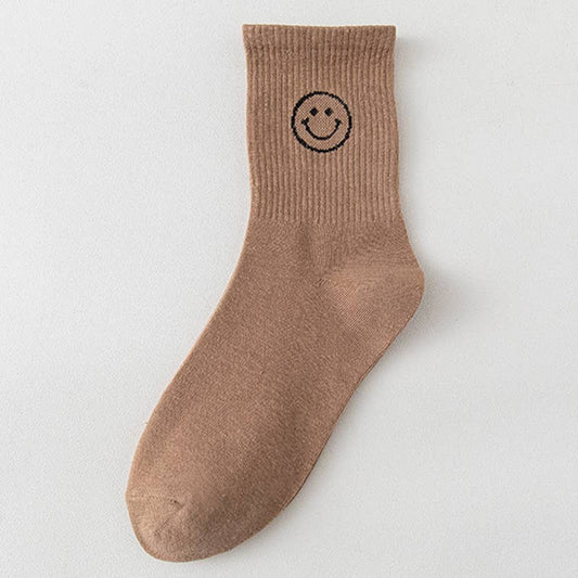 Neutral Smiley Socks