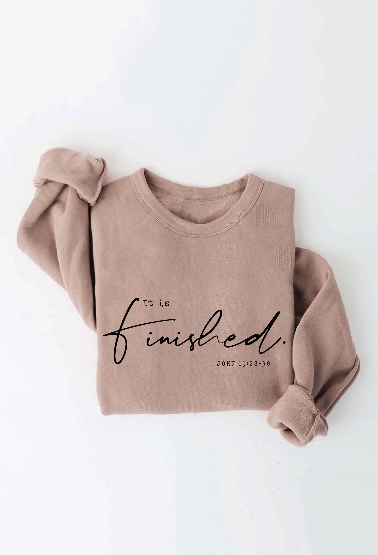 It is Finished Christian Graphic Sweatshirt