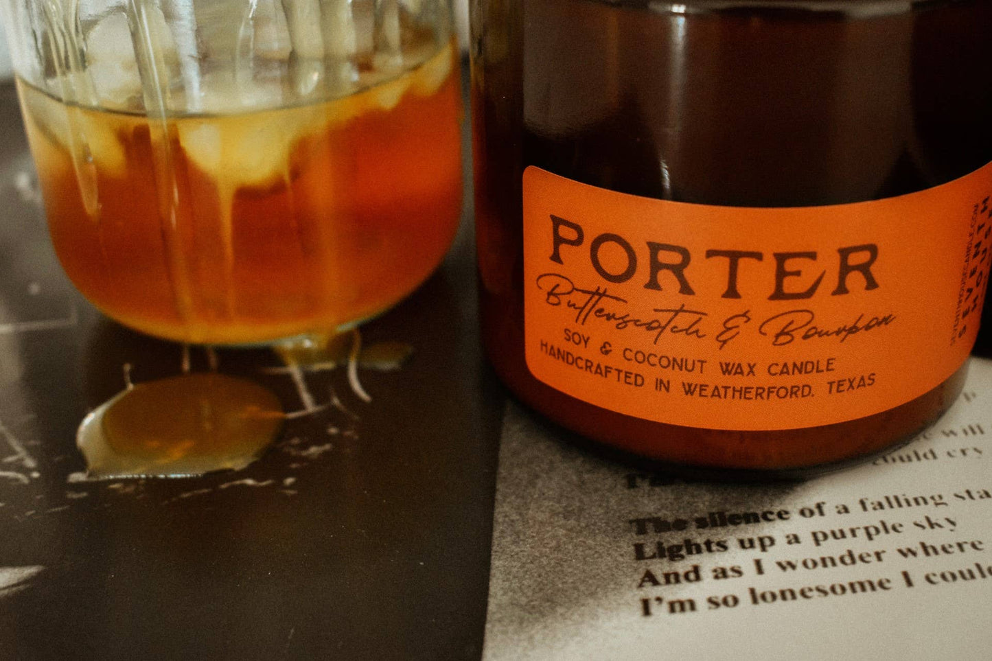 Porter: Butterscotch & Bourbon Candle