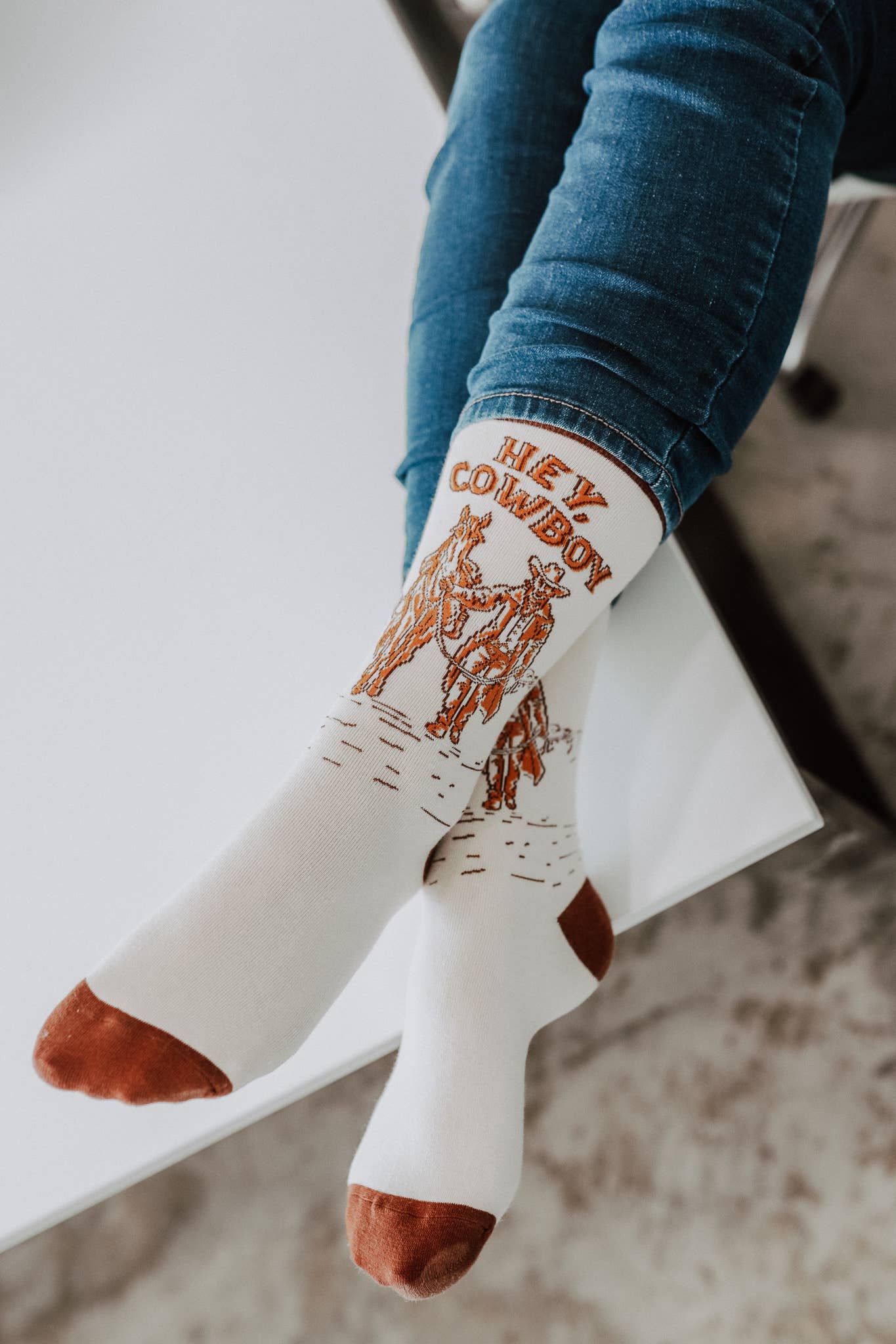 Hey Cowboy Unisex Socks