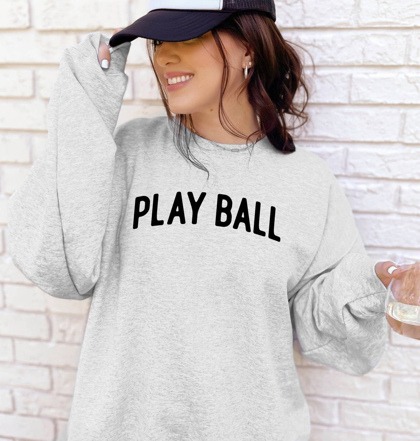 Play Ball Crewneck Sweatshirt