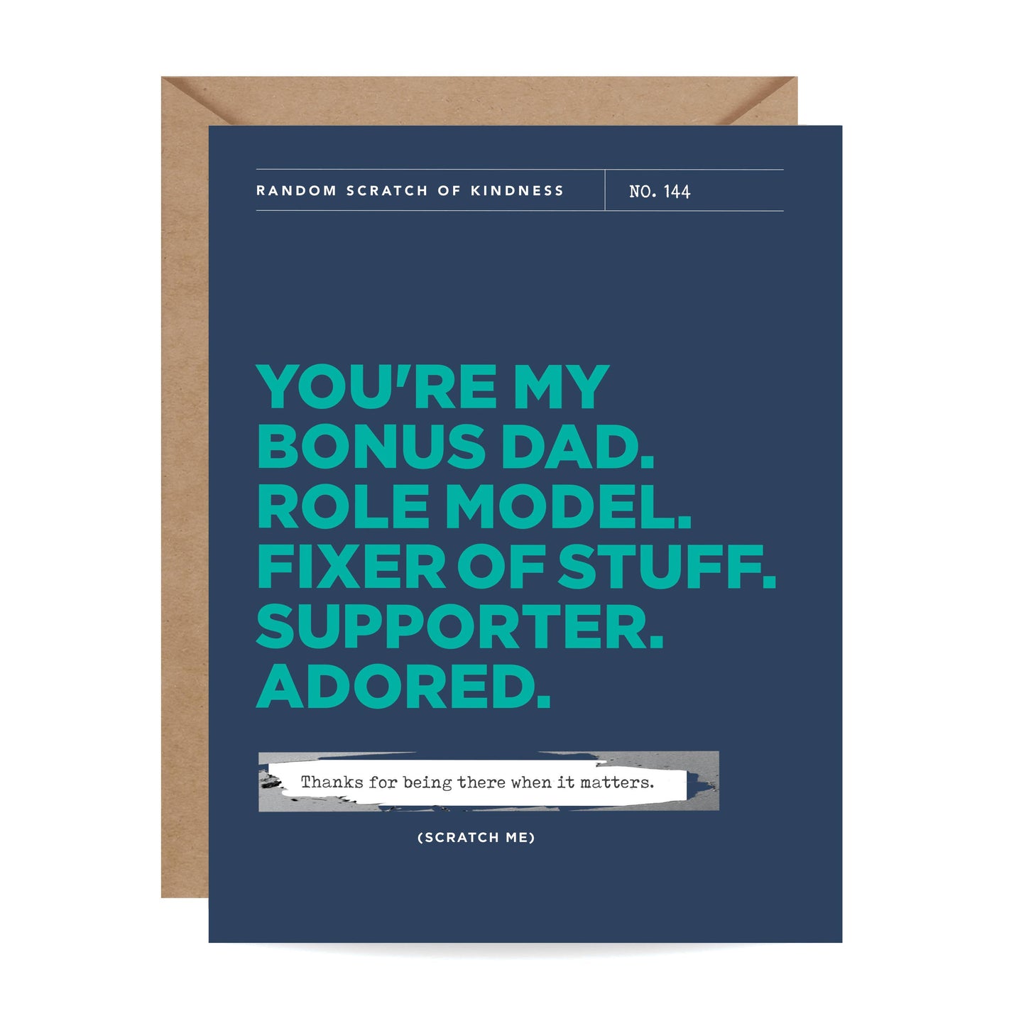 Scratch-off Bonus Dad Father's Day Card