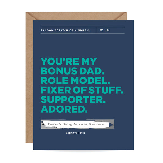 Scratch-off Bonus Dad Father's Day Card