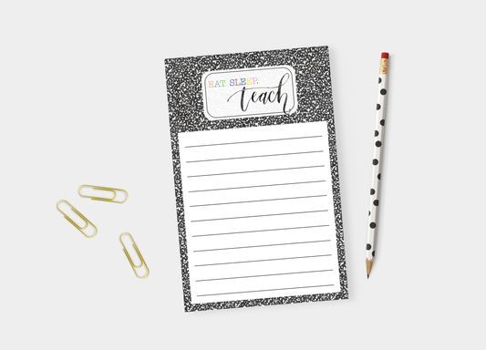 Composition Notebook Notepad