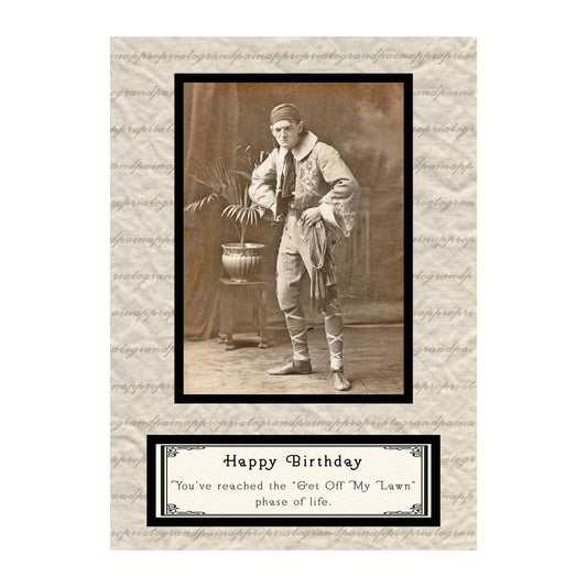 Get Off My Lawn: Birthday Card