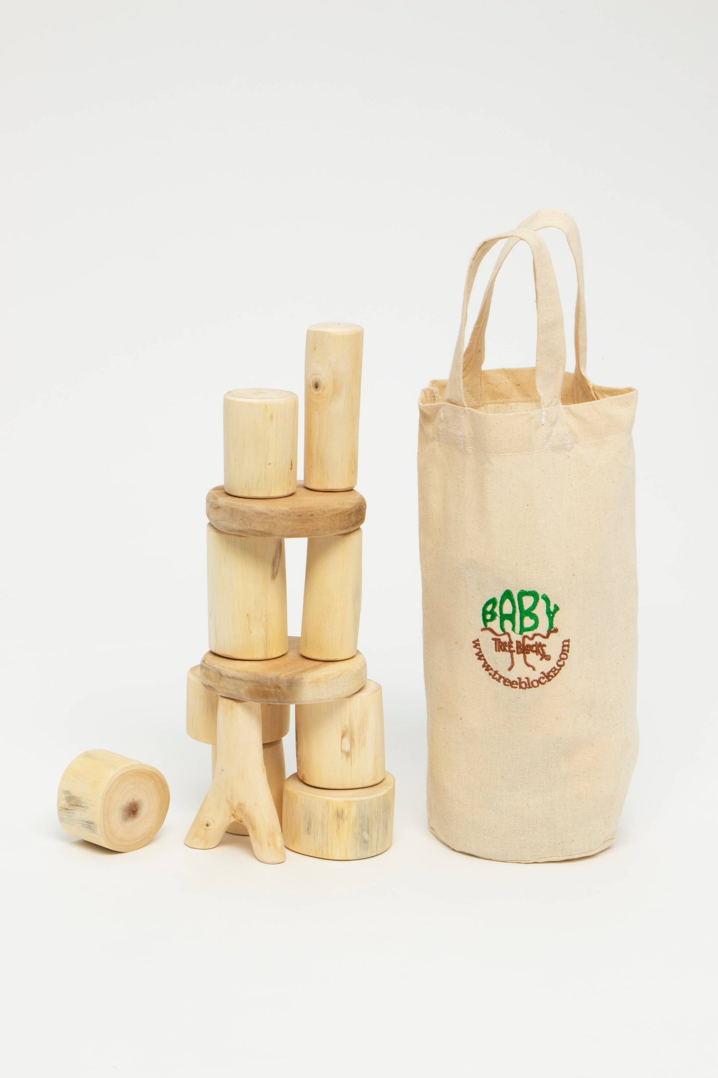 Natural Wooden Baby Blocks