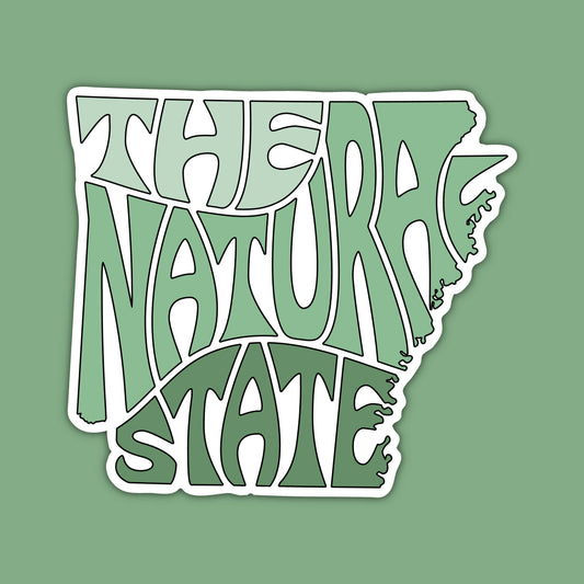 The Natural State Arkansas Sticker