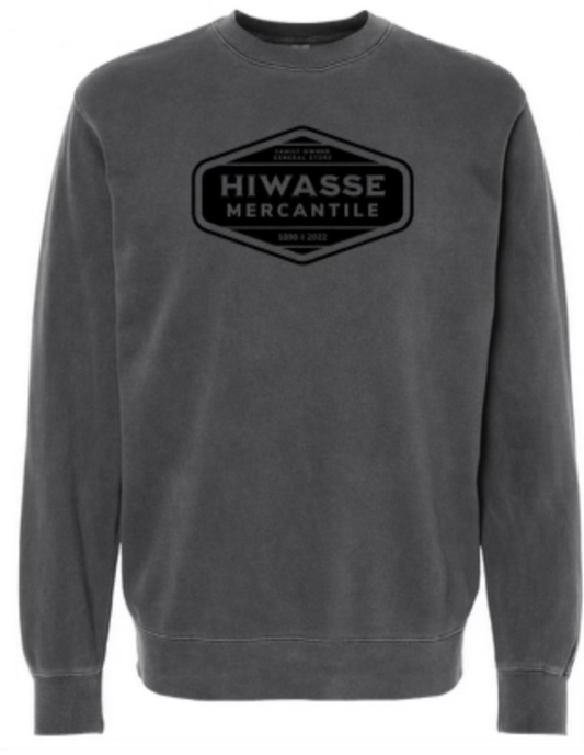 Hiwasse Mercantile Crewneck Sweatshirt: Grey